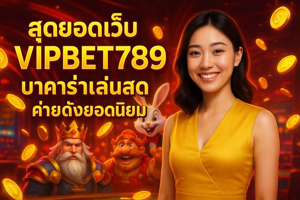 สุดยอดเว็บ VIPBET789 บาคาร่าเล่นสด ค่ายดังยอดนิยม