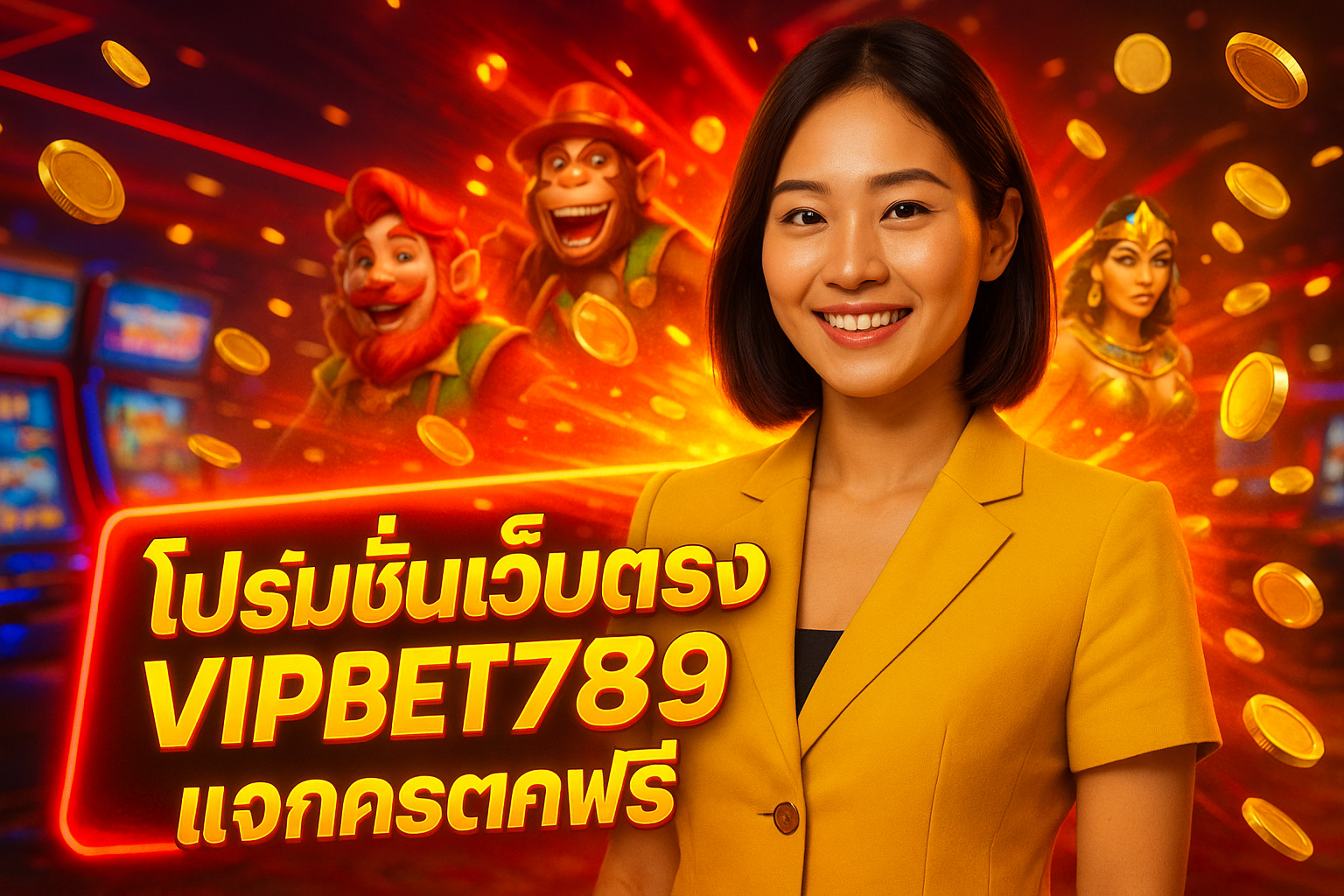 โปรโมชั่นเว็บตรง VIPBET789 แจกเครดิตฟรี
