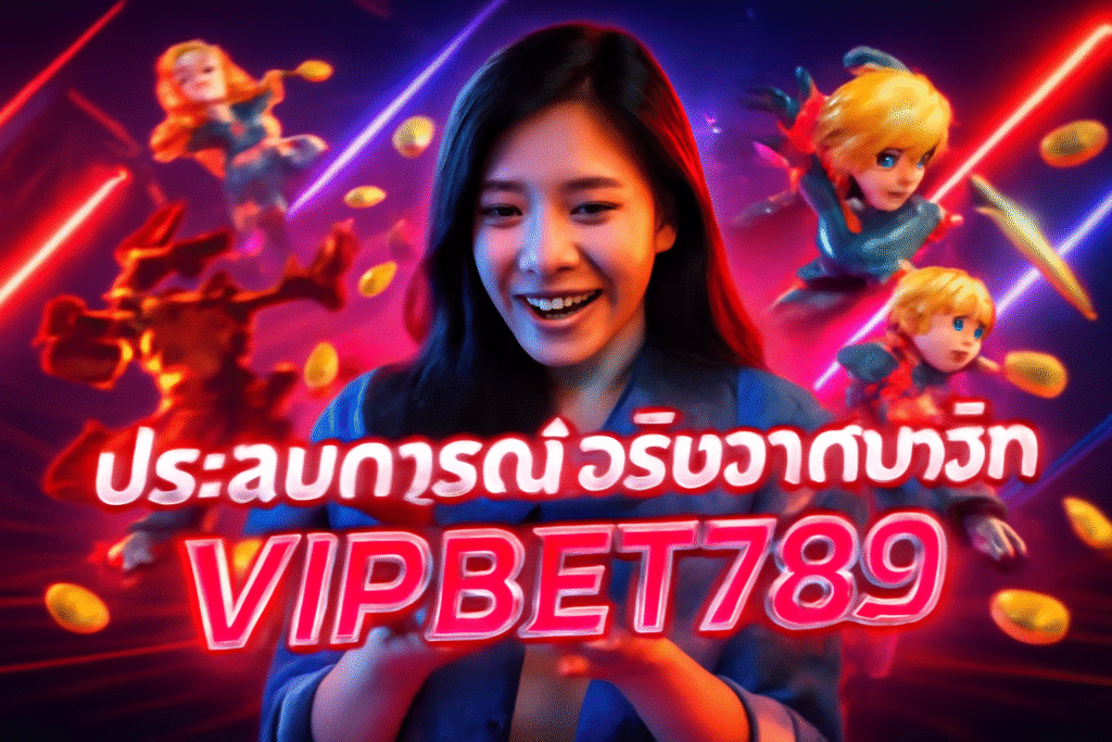 ประสบการณ์จริงจากสมาชิก VIPBET789