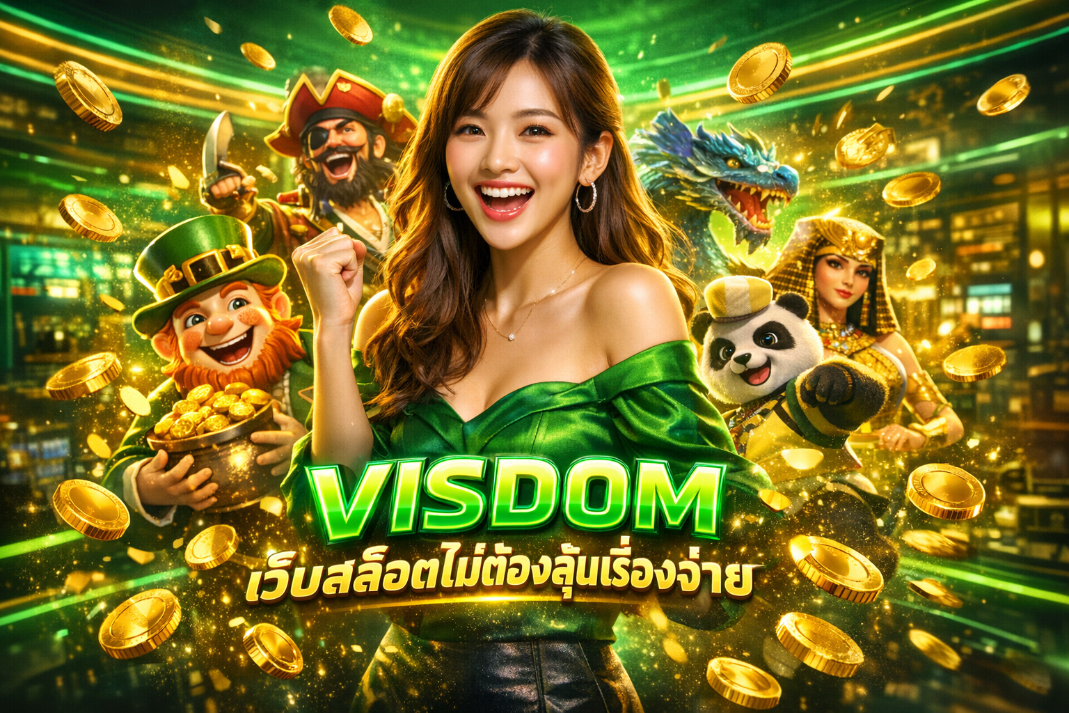VISDOM เว็บสล็อตไม่ต้องลุ้นเรื่องจ่าย