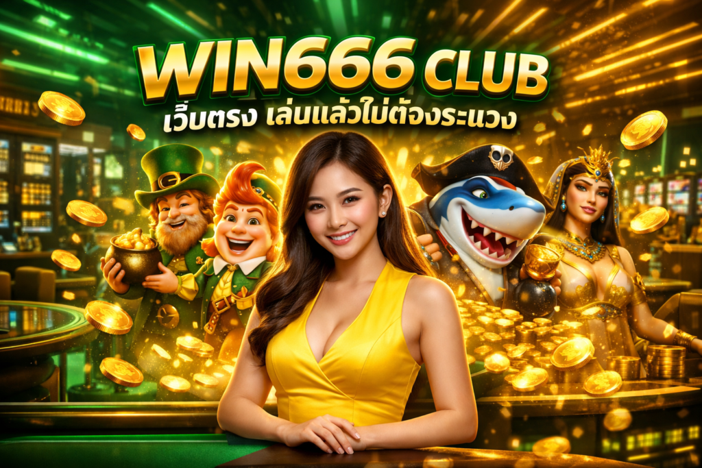 WIN666 CLUB เว็บตรง เล่นแล้วไม่ต้องระแวง